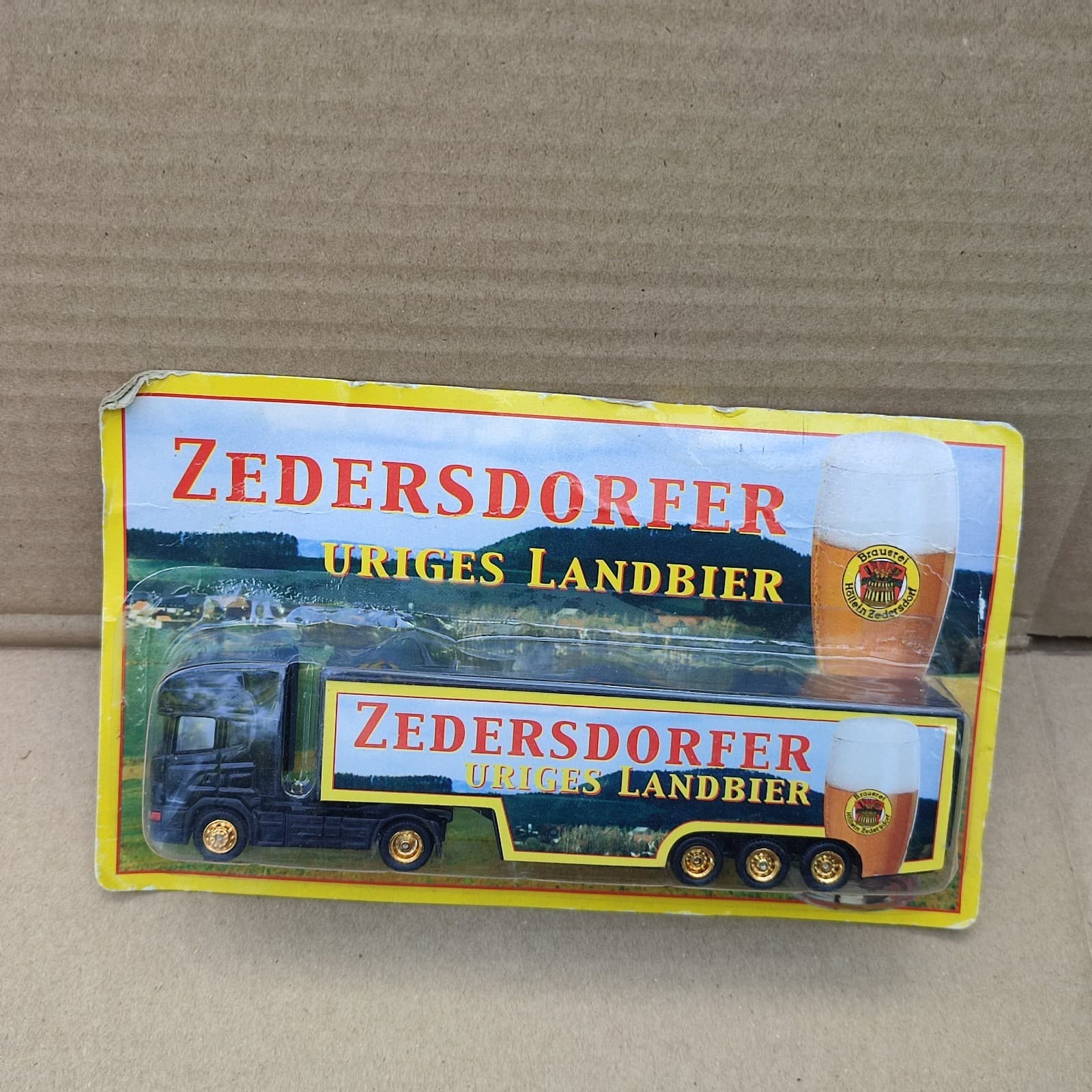 Vintage German Truck Beer Zedersdorfer Uriges Landbier