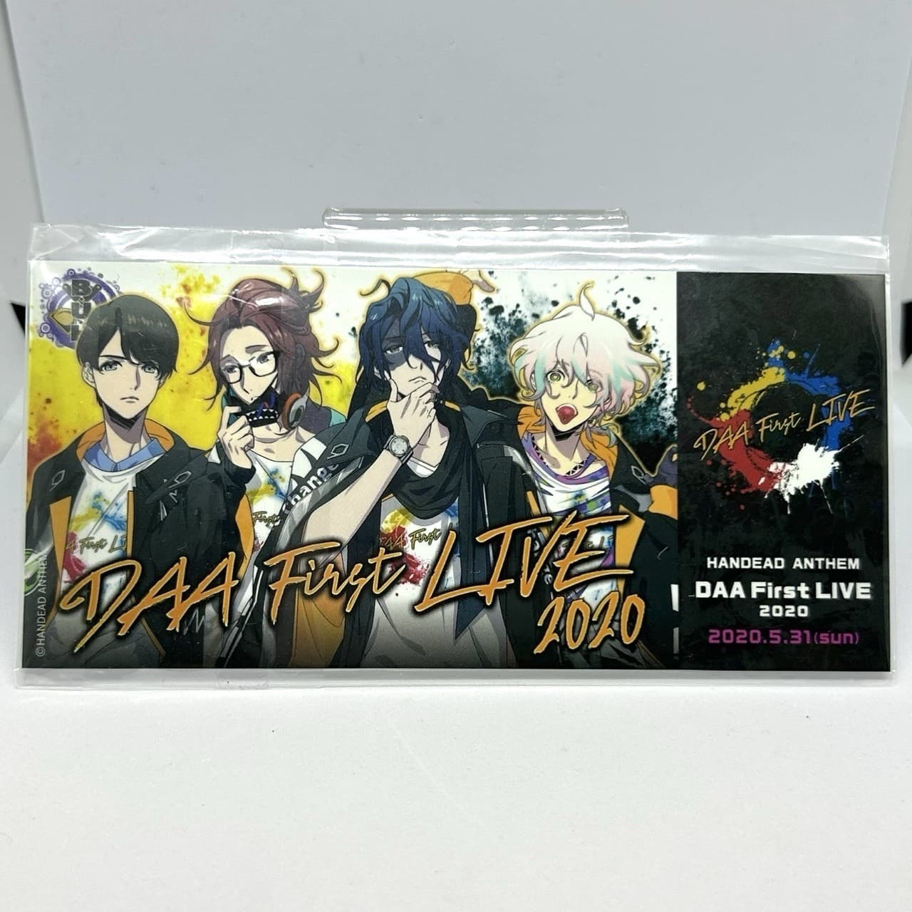 HANDEAD ANTHEM B.U.H DAA First LIVE 2020 Ticket Sticker Japan Exclusive Rare