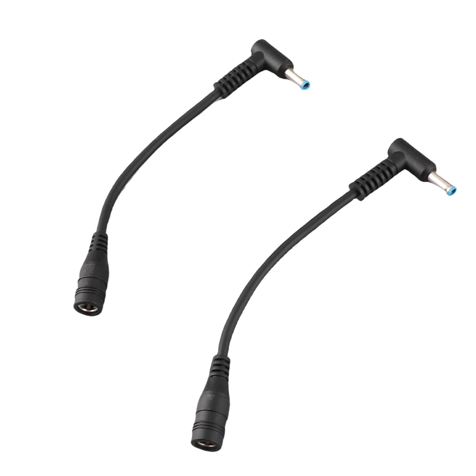 2pcs Power Adapter Cable Small Mouth Line 5.5x2.1mm Female To 4.5x3.0mm Mal TU