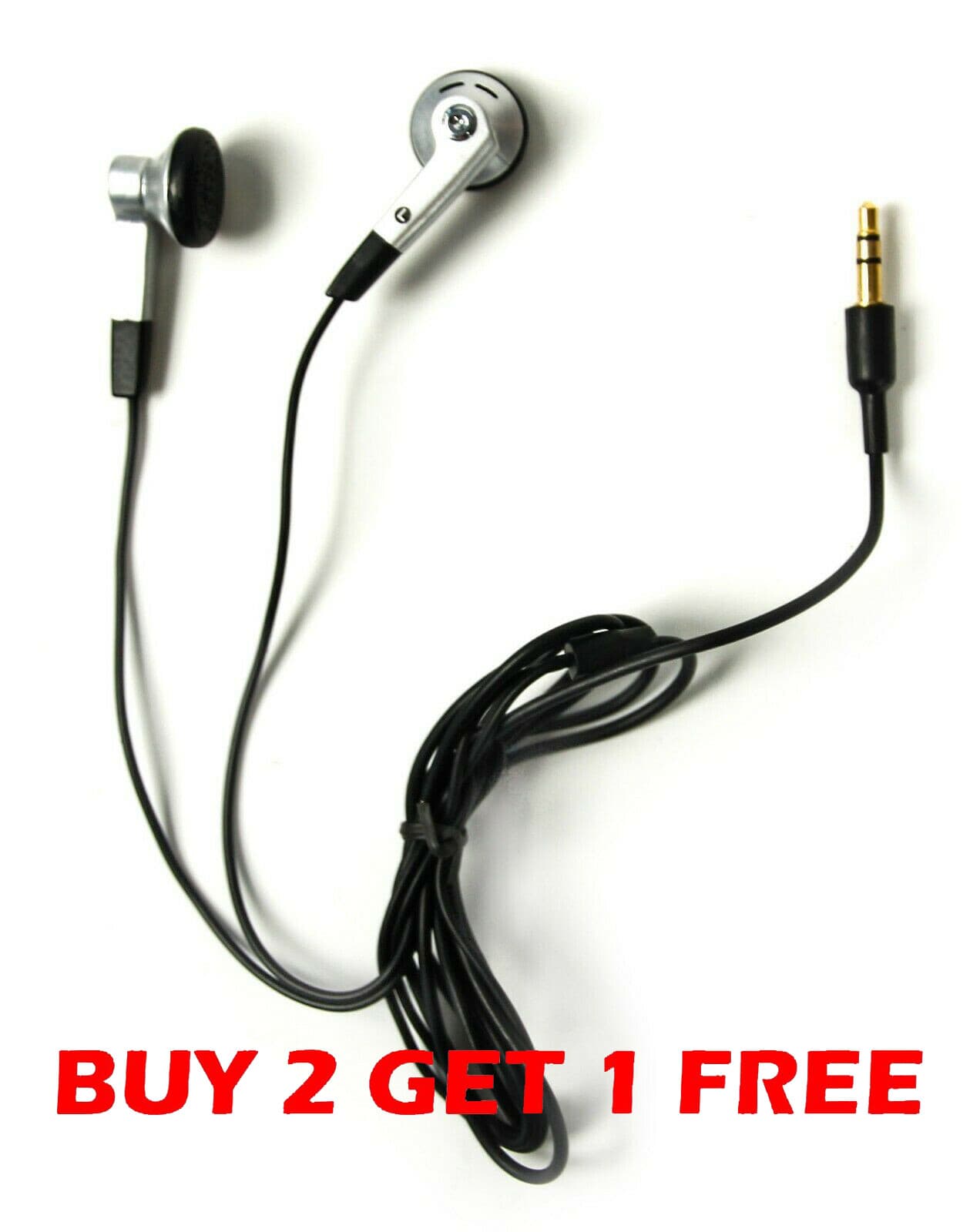 Eye-T In-Ear Headphones Silver BL-666 - Buy 2 Get 1 Free