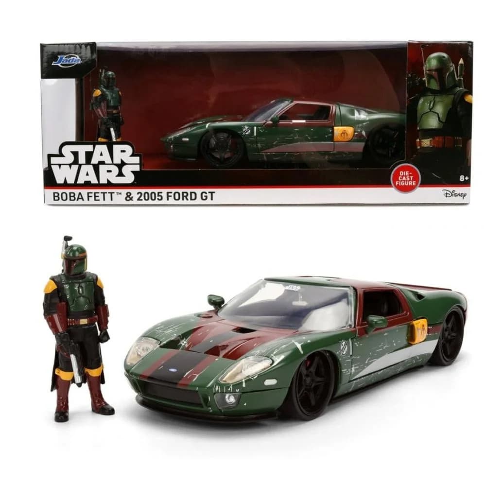 Jada Star Wars Ford Gt 2005 1:24 + Figure Top Quality