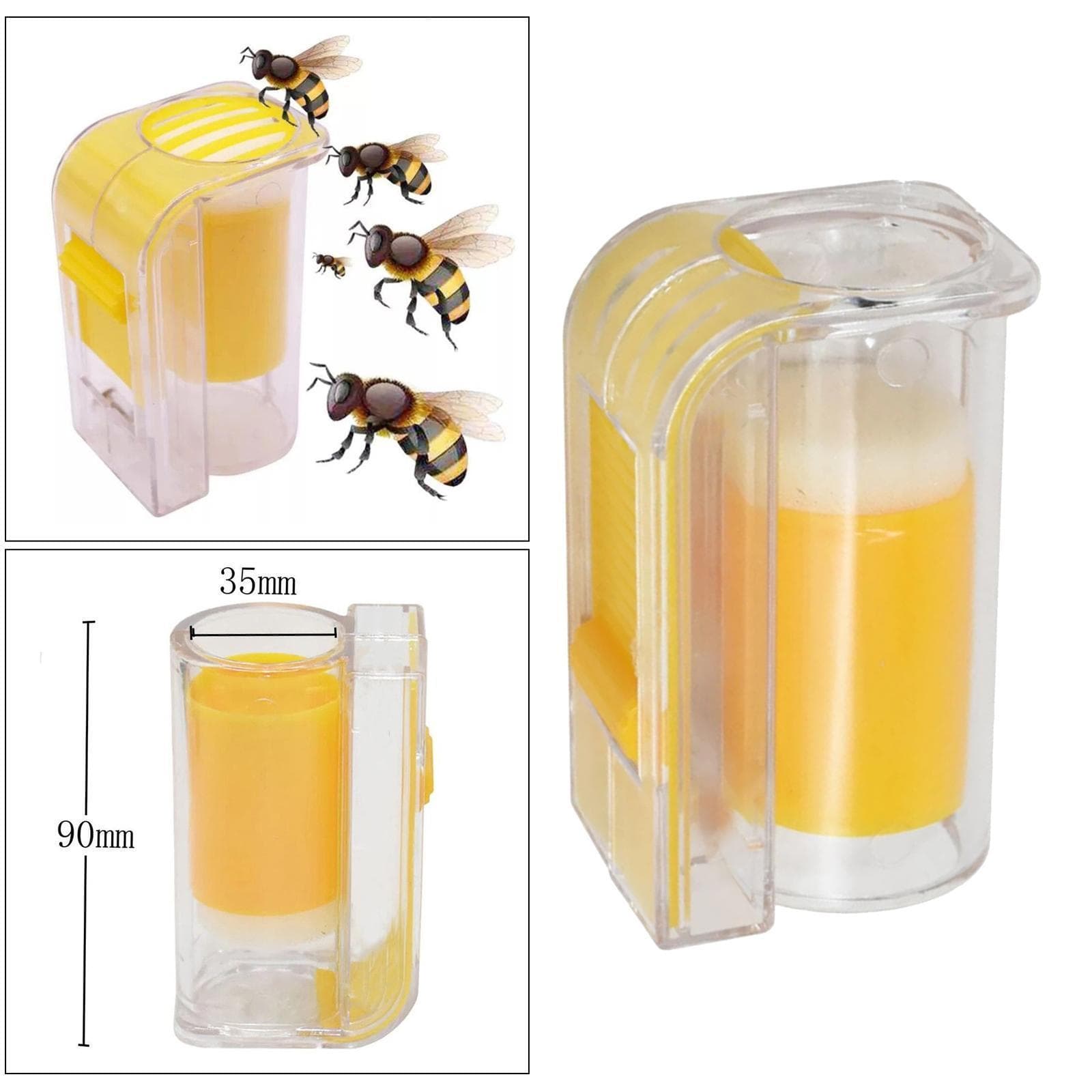 Bee Queen Marker Cage Bottle Hand Queen Catcher Holder /