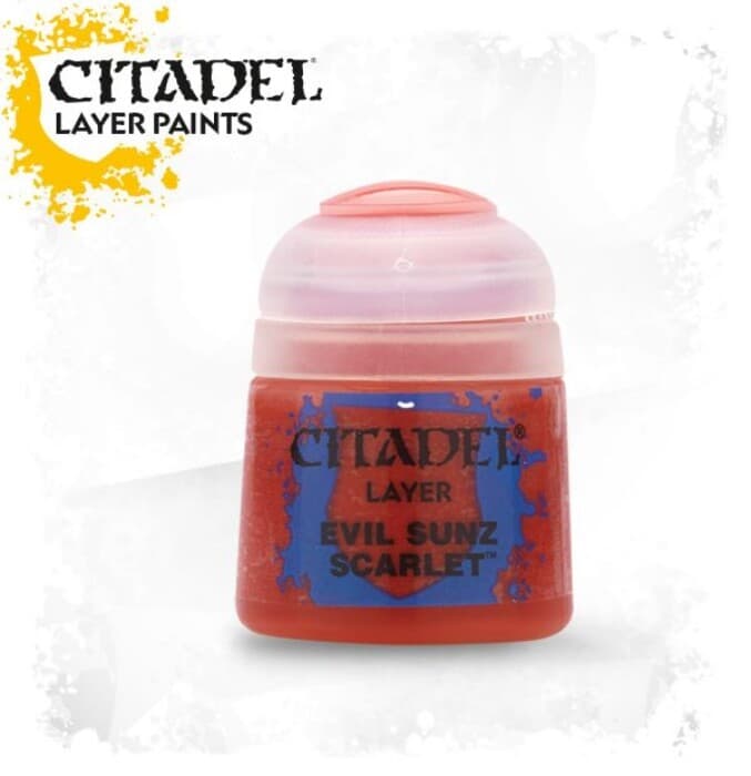 Citadel Paint - Warhammer - Layer Evil Sunz Scarlet  - 22-05