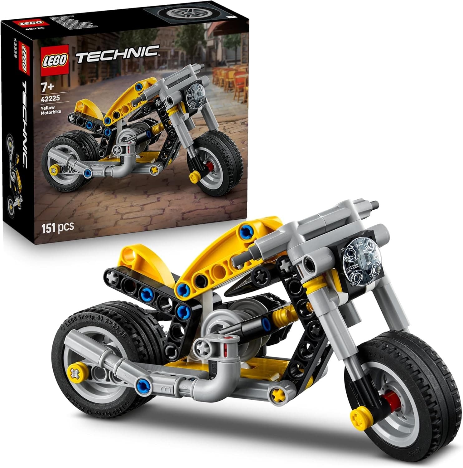 LEGO Technic - Yellow Motorcycle - 42225