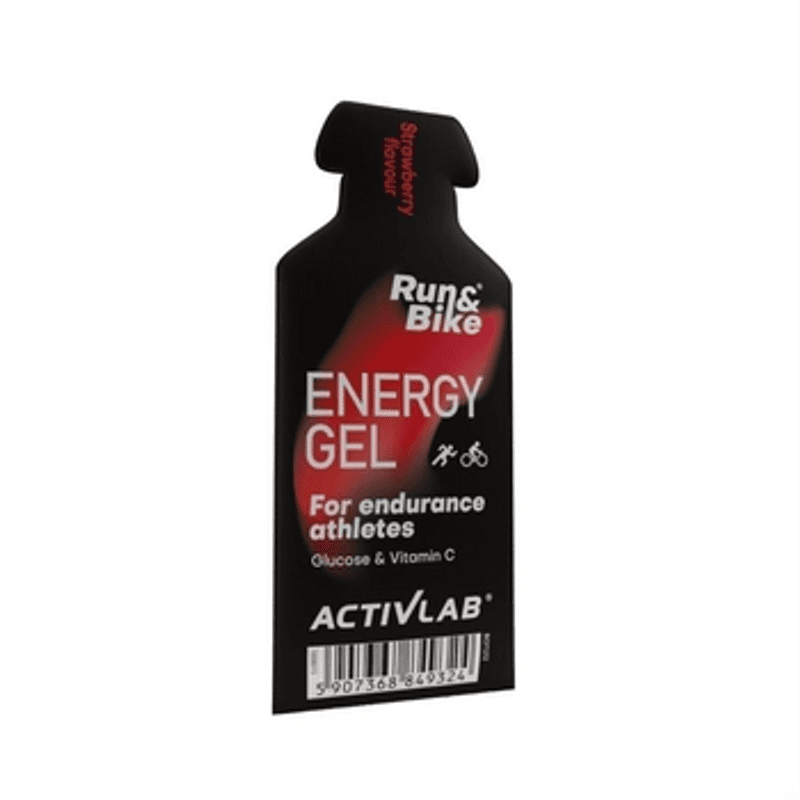 Run&Bike Energy Gel o smaku truskawkowym Activlab (40 gram) REGIS Sp. z o.o.