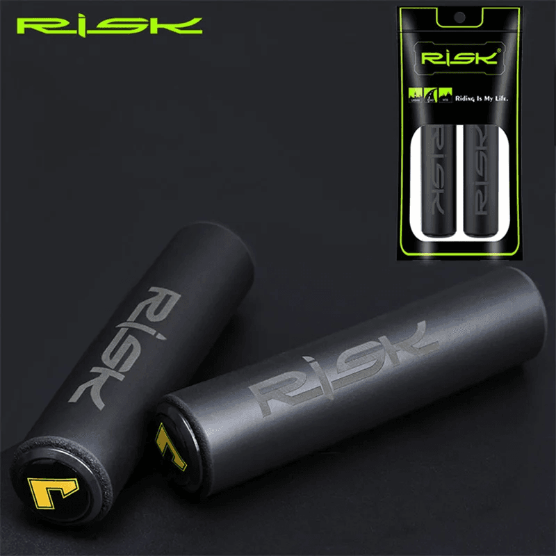 RISK Ultralight Anti-Skid Soft Bike Handlebar Grips for BMX MTB Cycling Accessor