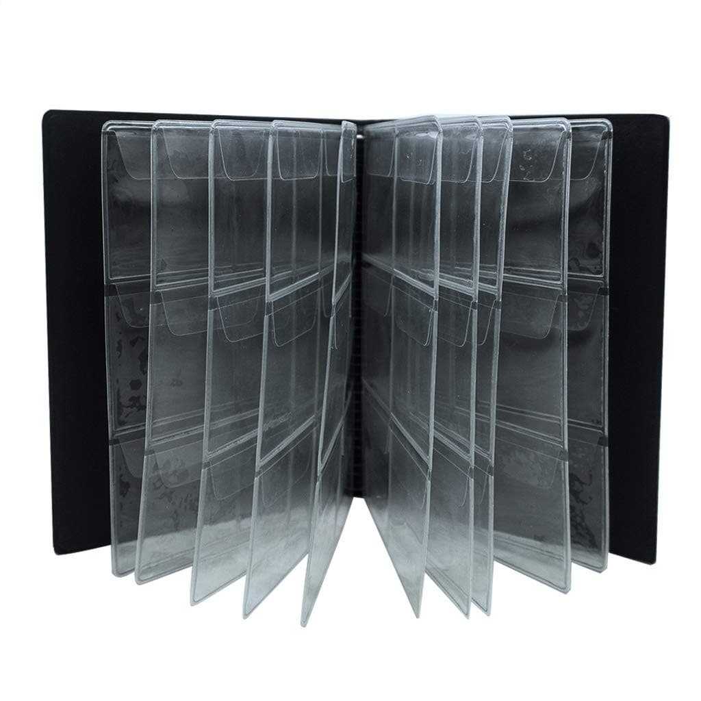 Coin Collection Pocket Size 45x45mm/1.8x1.8 in[60 Pockets]| Classic Black view 2