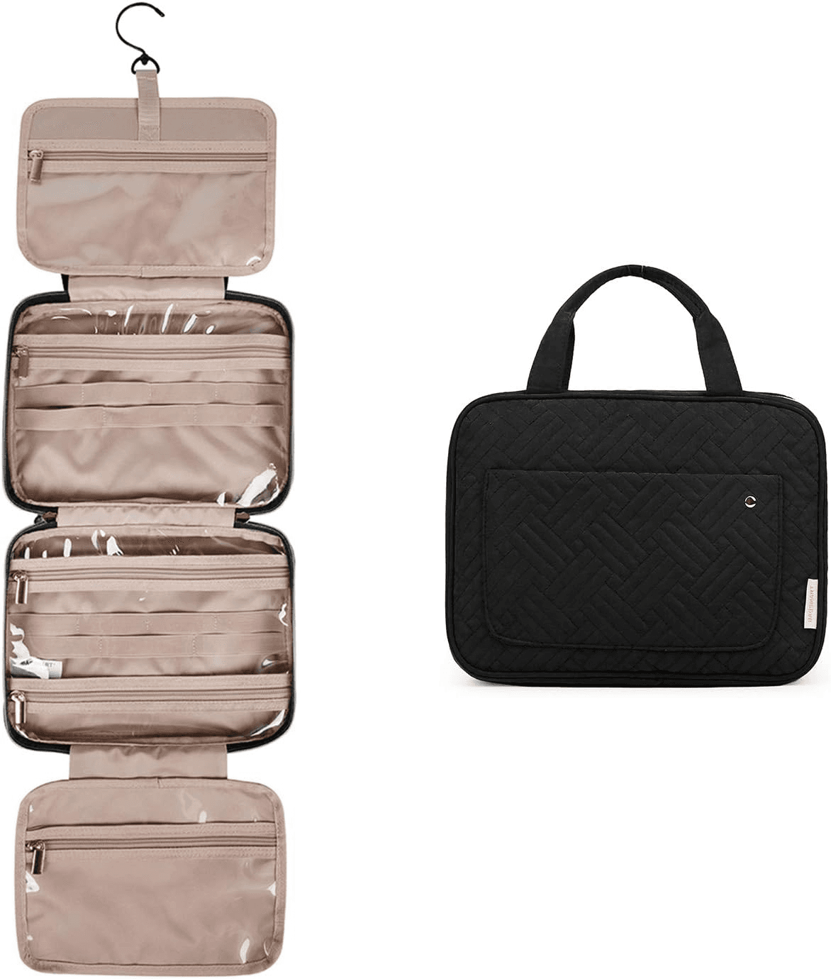 Medium/Large Hanging Toiletry Bag Travel Cosmetic Wash Bag Pink Organizer