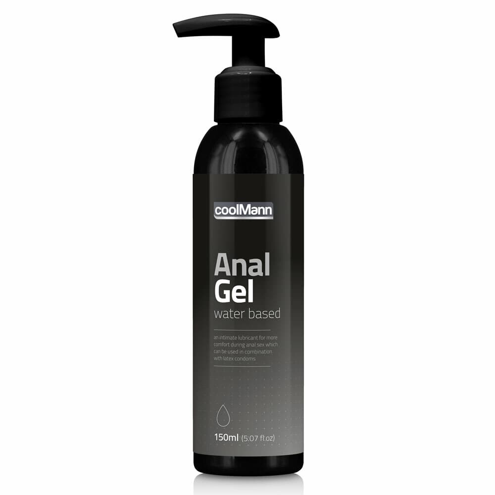 CoolMann Anal Gel 150ml Male Water Based Latex Cobeco Men Sex Lube for Cream NEW