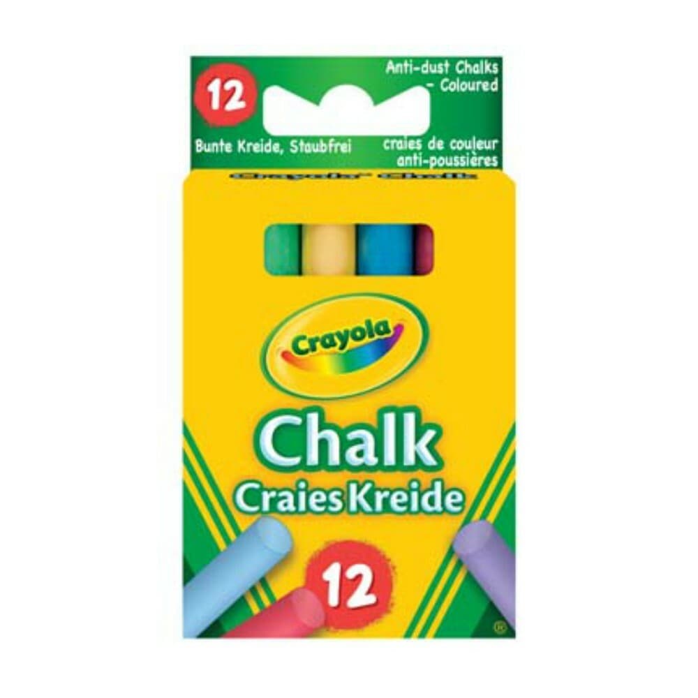 Crayola 281 Anti Dust Assorted Chalk