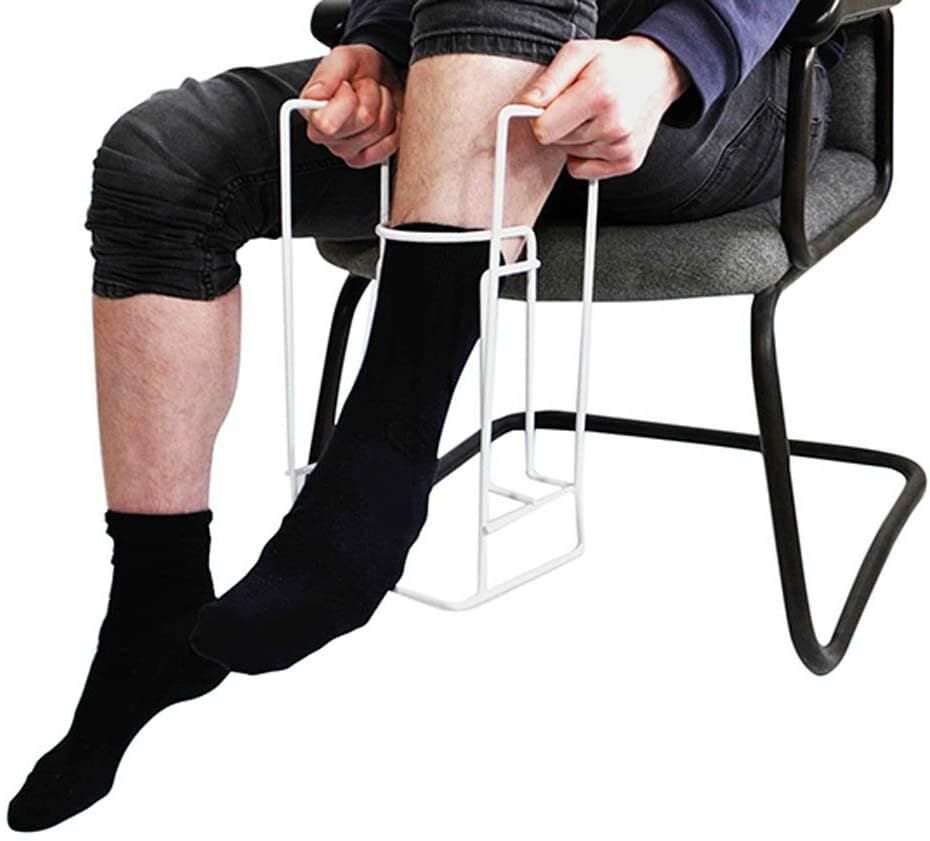 Aidapt VM947A Rigid Sock Stocking Tights Helper Frame Aid - White view 2