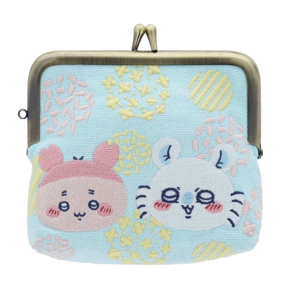 Sunstar Stationery Chiikawa Mini Pouch With Embroidered Clasp| Momonga and Use