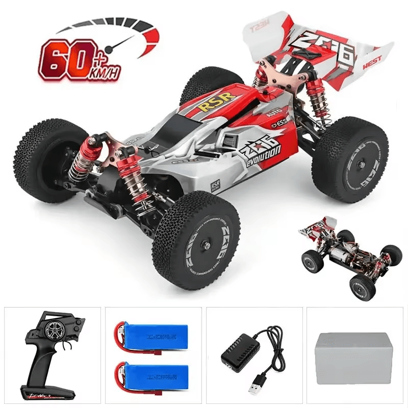 144001 1:14 4WD Remote Control 75KM/H High-Speed RC Racing Car  144010 Gift for