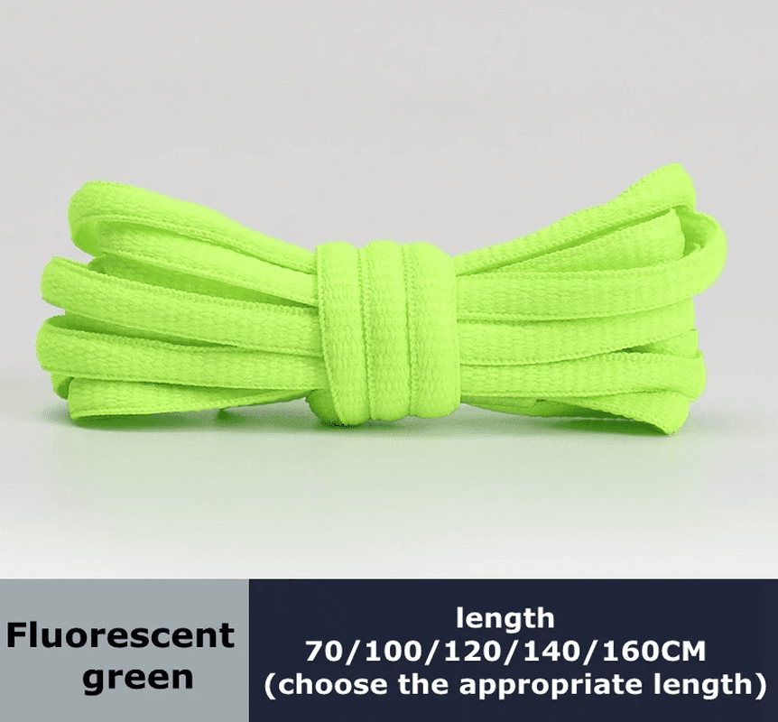 Men'S and Women'S Sports Shoelaces Color Flat Semicircular Shoelace Suitable for