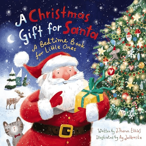 A Christmas Gift for Santa: A Bedtime Book for Little O - Board Book NEW Elkins,