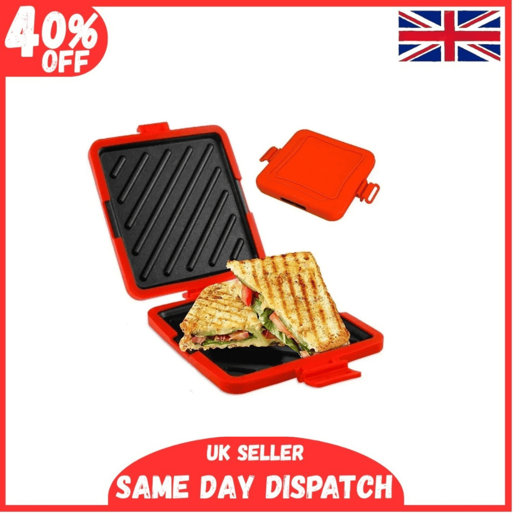Toasted Sandwich Maker Machine Microwavable Waffle Maker Microwave Oven Toastie