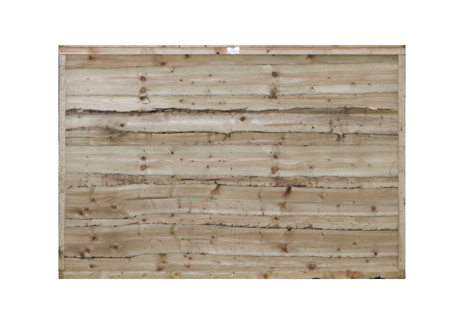 4ft High x 6ft Wide Heavy Duty Waney Lap Timber Garden Fence Panel