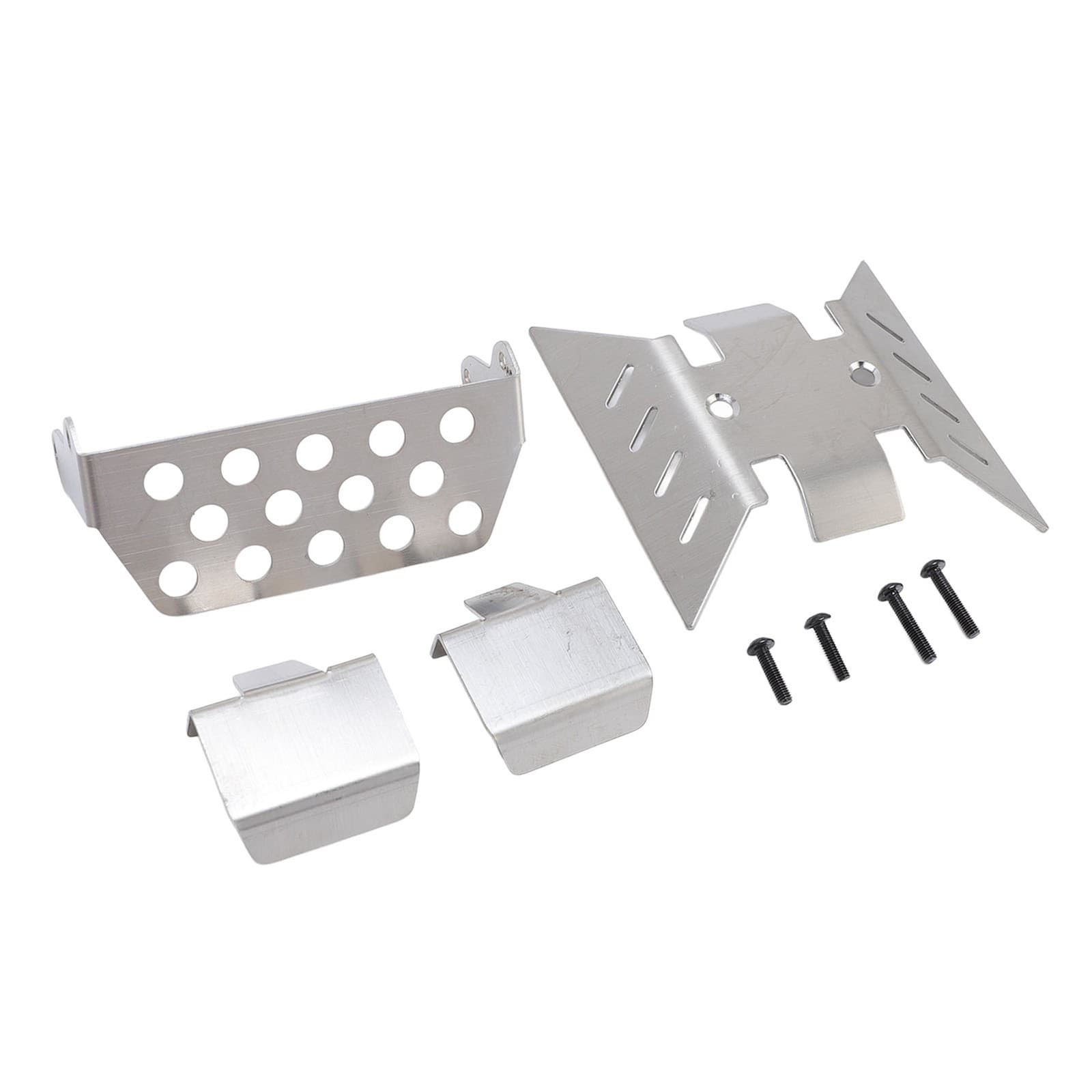 RC Car Chassis Armor Metal RC Chassis Skid Plate Axle Protector Front Guard NEW