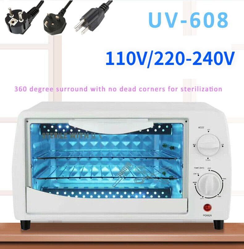 Sterilizer Disinfection Cabinet Home Beauty Salon Ozone Sanitizer Box New 12W UV
