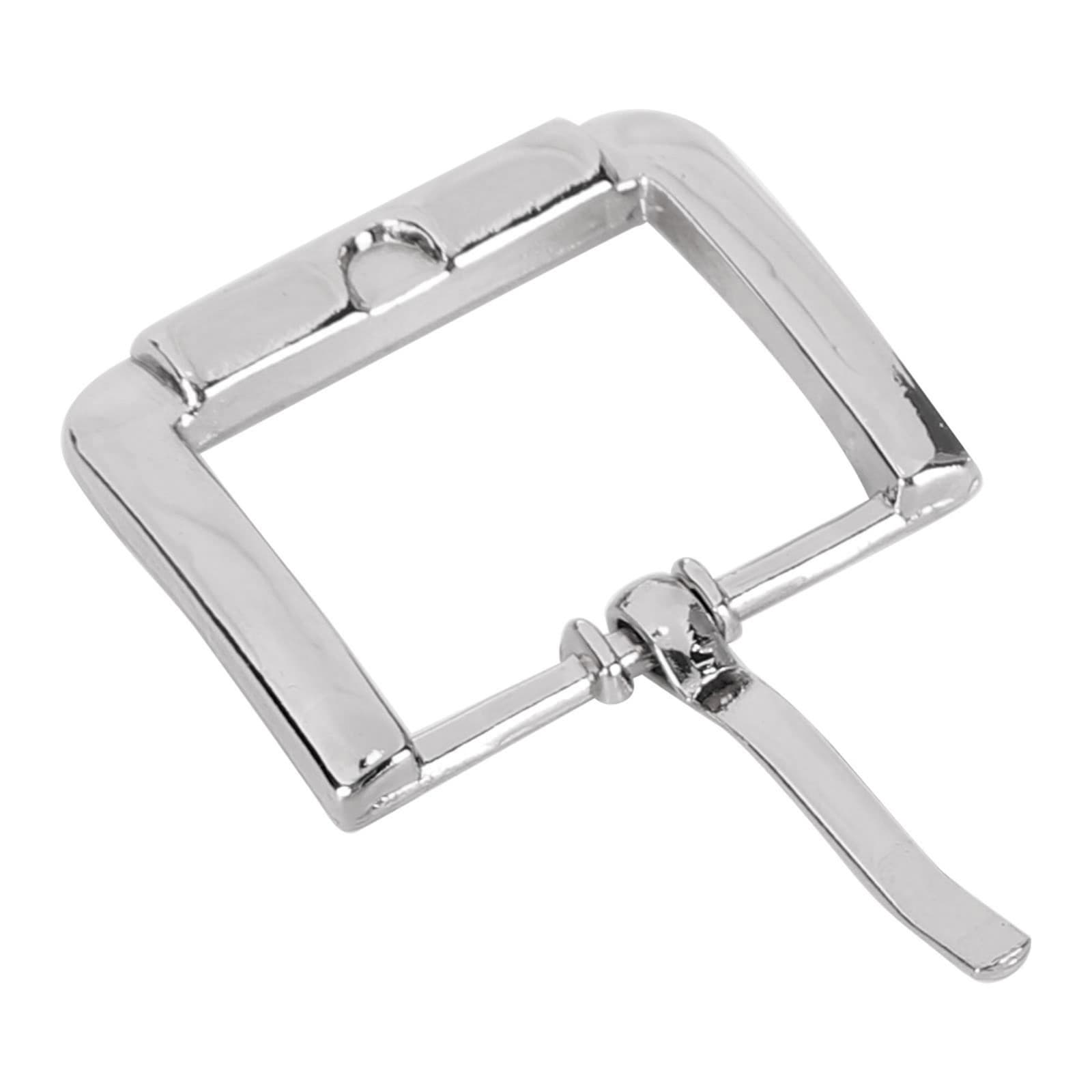 20mm Silver B01‑61‑61018 Belt Buckle Single Prong For Leather Strap Windbr SG view 2