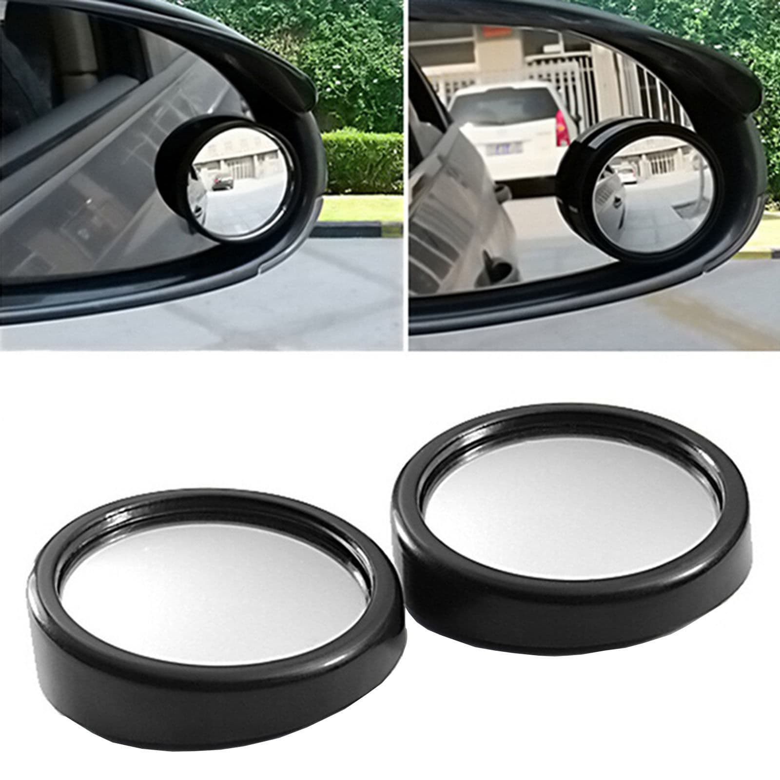 2 X CONVEX BLIND SPOT MIRRORS TOWING BLINDSPOT MIRROR  FOR SUPERB ACCURACY CAR