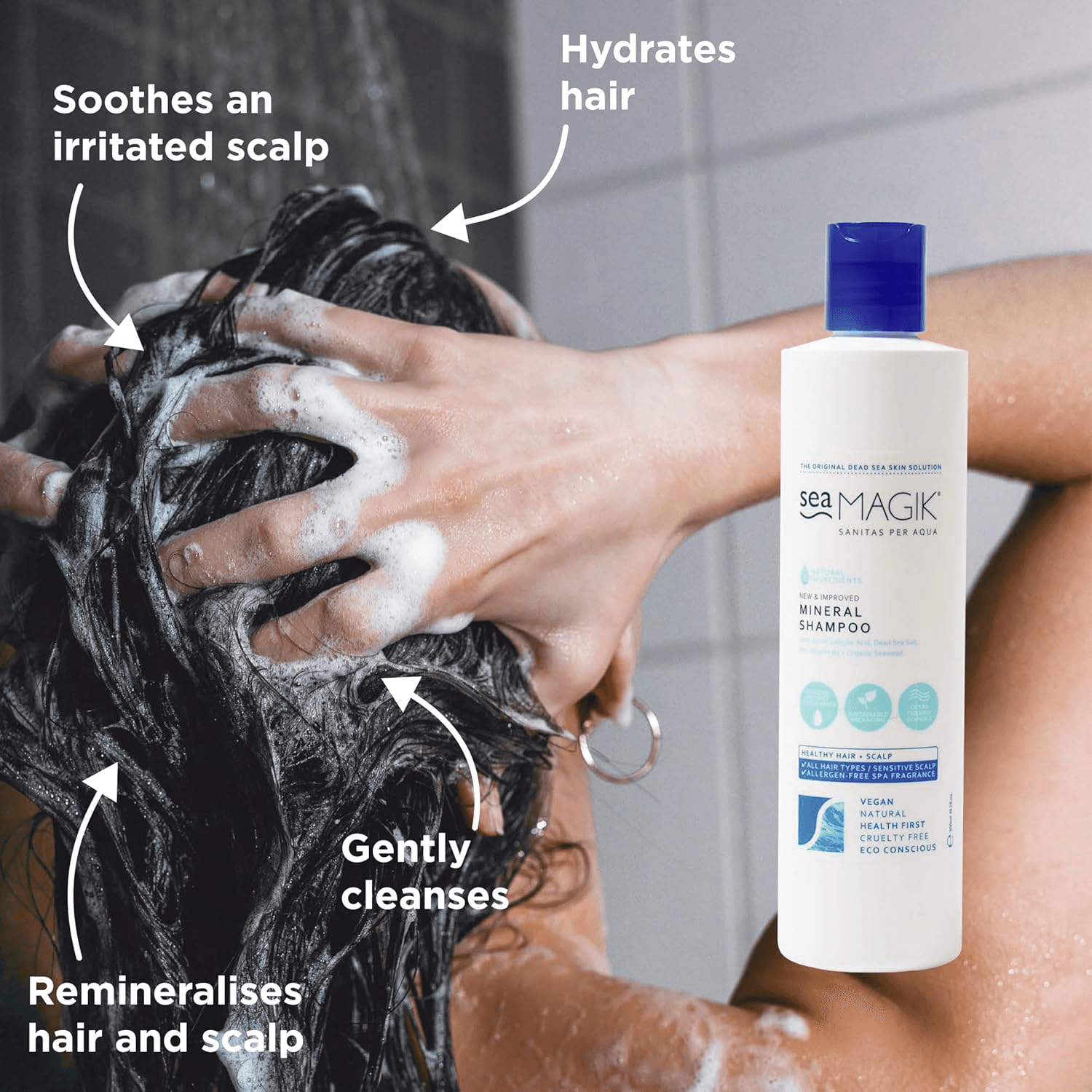 Sea Magik - Salicylic Acid Shampoo| Scalp and Psoriasis Treatment| anti Dandruff, view 2