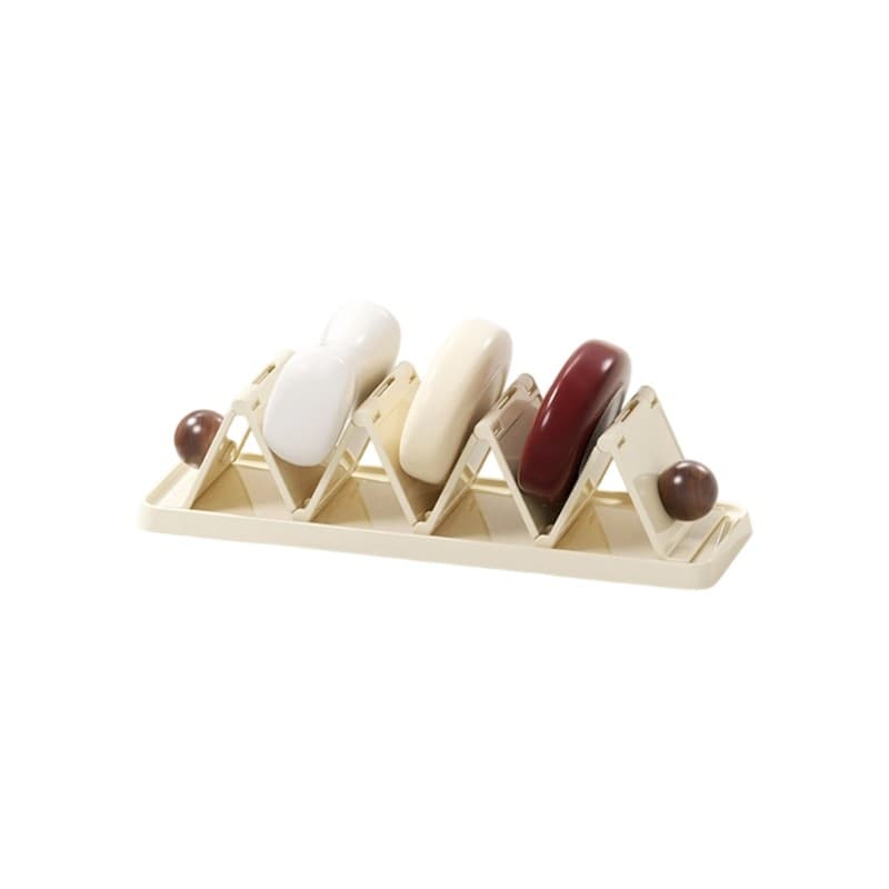 Expandable Soap Stand With AntiSlip Ventilated Design Multiuse Rack For Bathroom