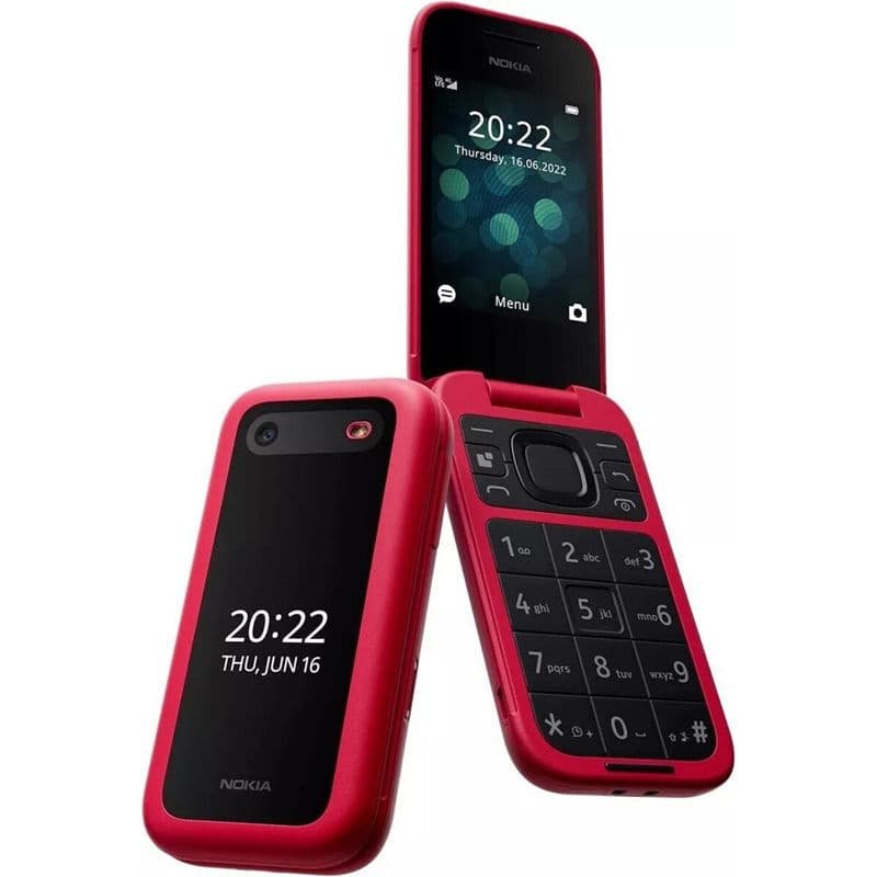 Nokia 2660 Flip 2G Unlocked Dual Sim 2G version BIG BUTTON Mobile Phone 4 Colors