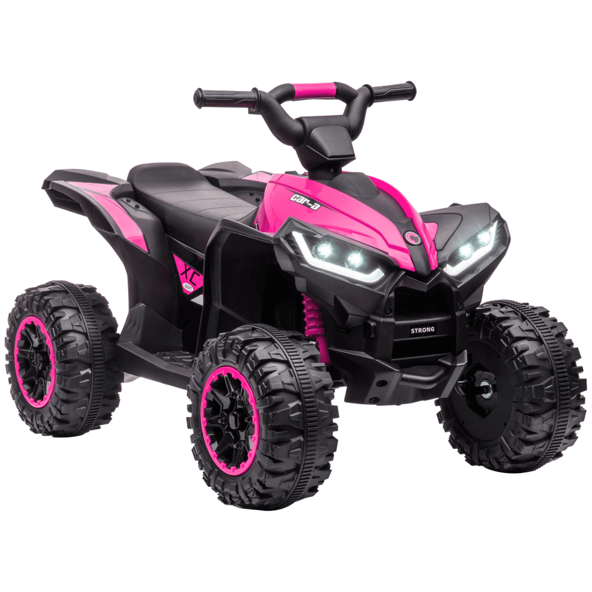 Kids Electric Quad Bike Pink 55.5H x83L x53W cm Plastic 12V Ride-On For 3-5yrs!