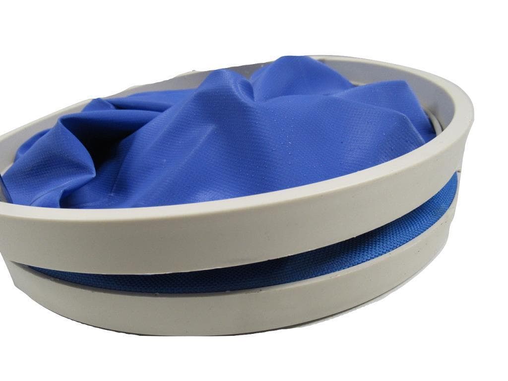 Collapsible Folding Bucket and Storage Bag 11L (Beach Fishing Home Camping Blue) view 2