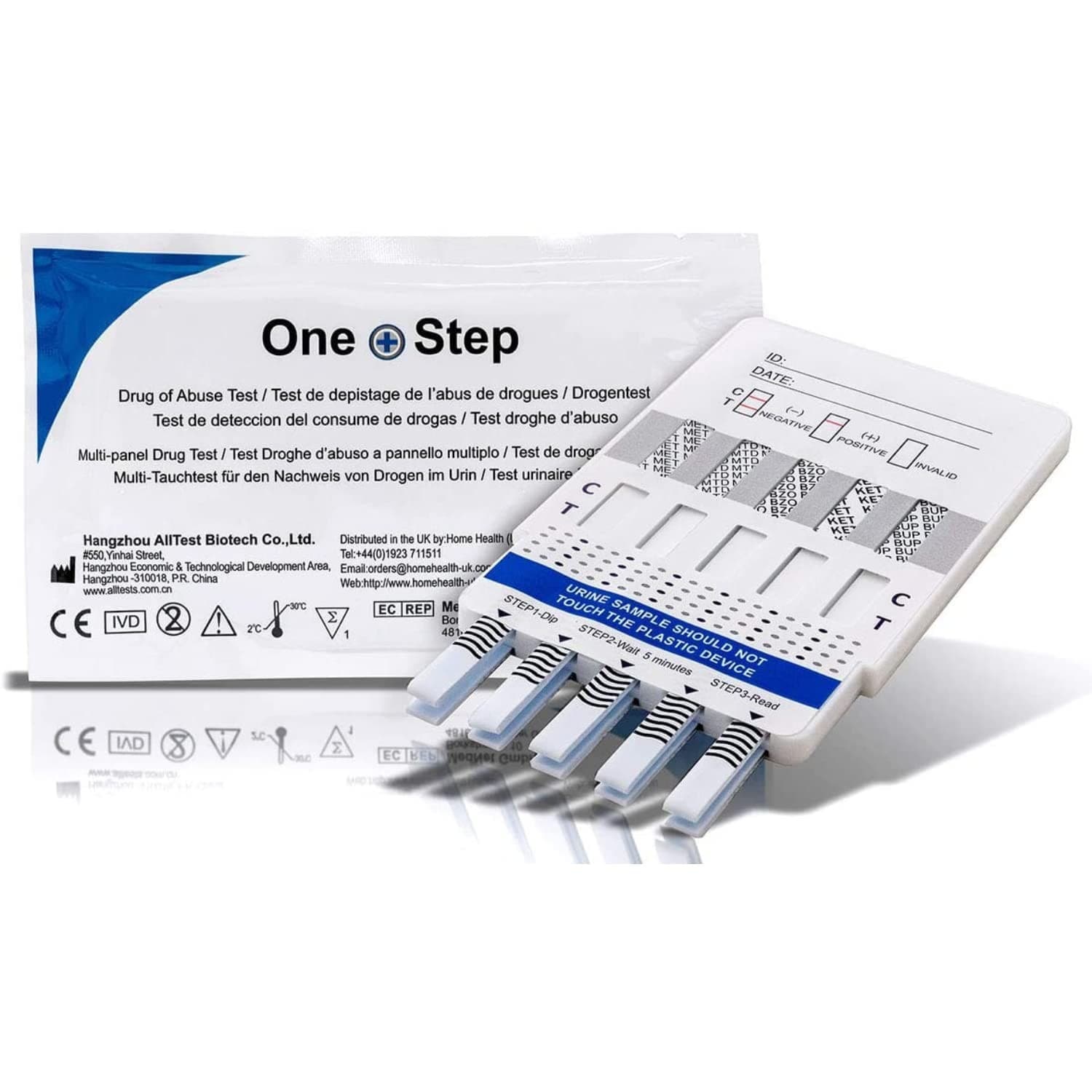 Drug Test Kits Testing for 10 Drugs in 1 Test Panel Tests for Heroin Opiates