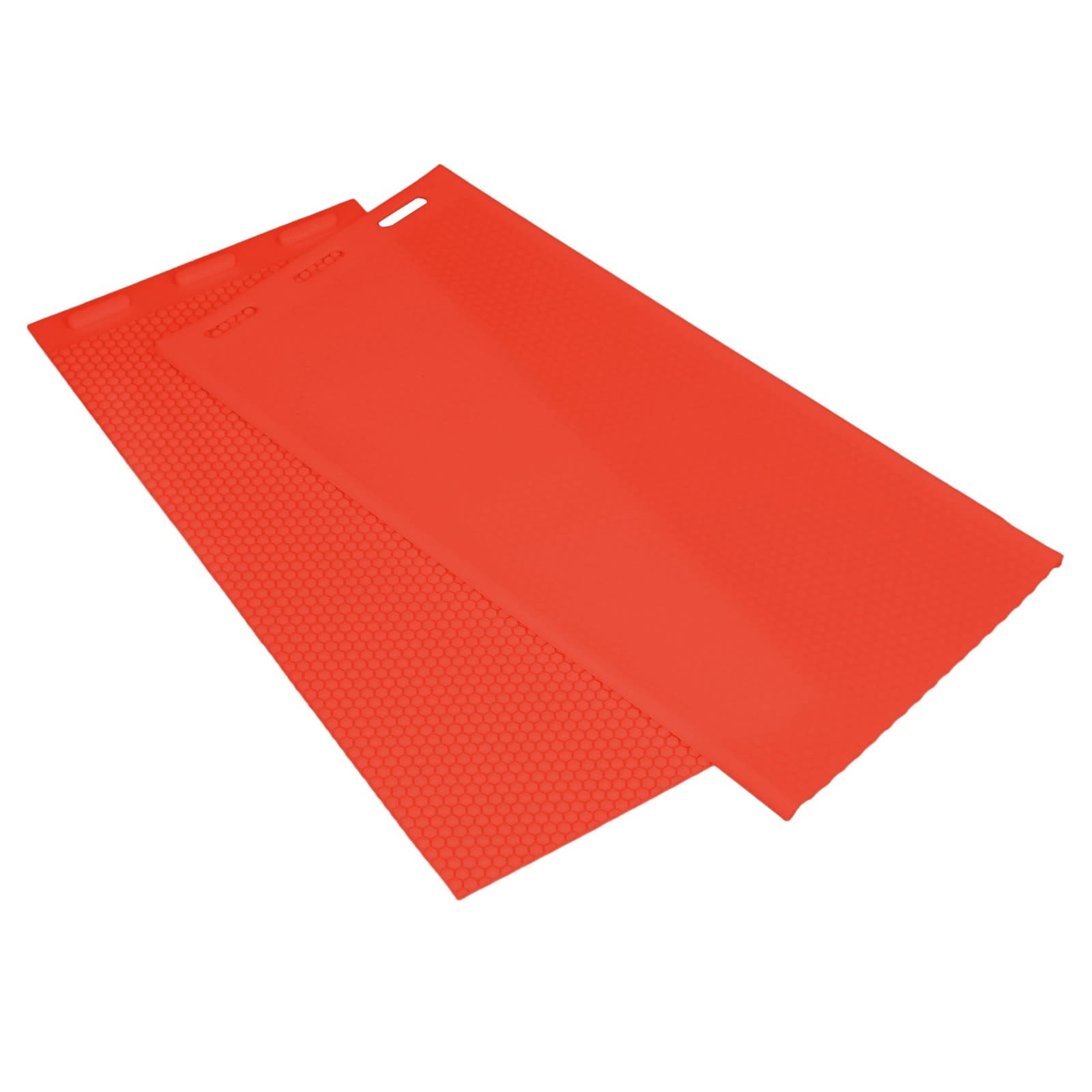 Red 2PCS Beeswax Sheet Mold 5.4mm Silicone Beeswax Mold Foundation For Bee SG