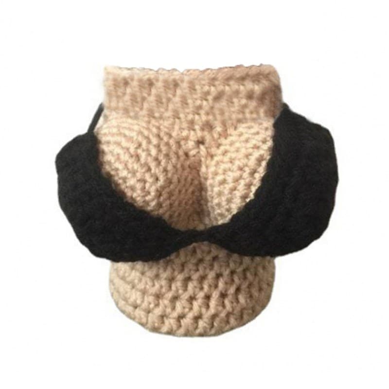 Crochet Bikinis Coffee Cup Cover AntiBurn NonSlip Bottle Covers Hot Cups Cover