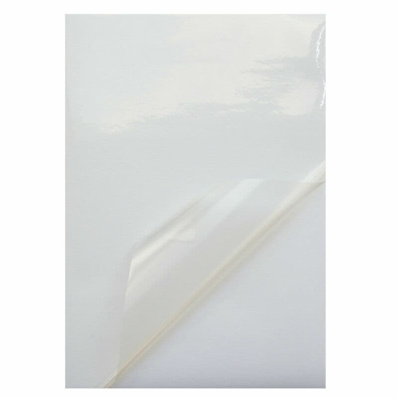 10Pcs A4 Clear Sticker Paper Inkjet Printer Label Sheet Waterproof No Smudge