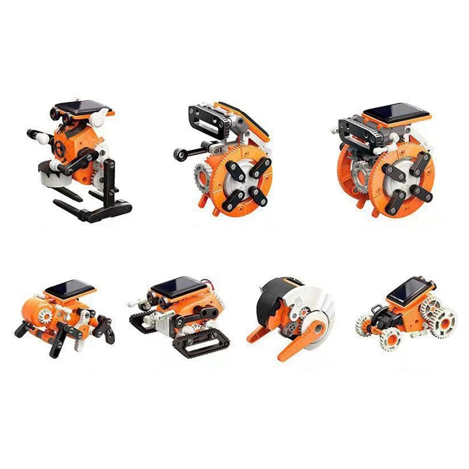 Olds Solar Robot Kit Building Toys Solar Power DIY Robot Building Learning SG view 2