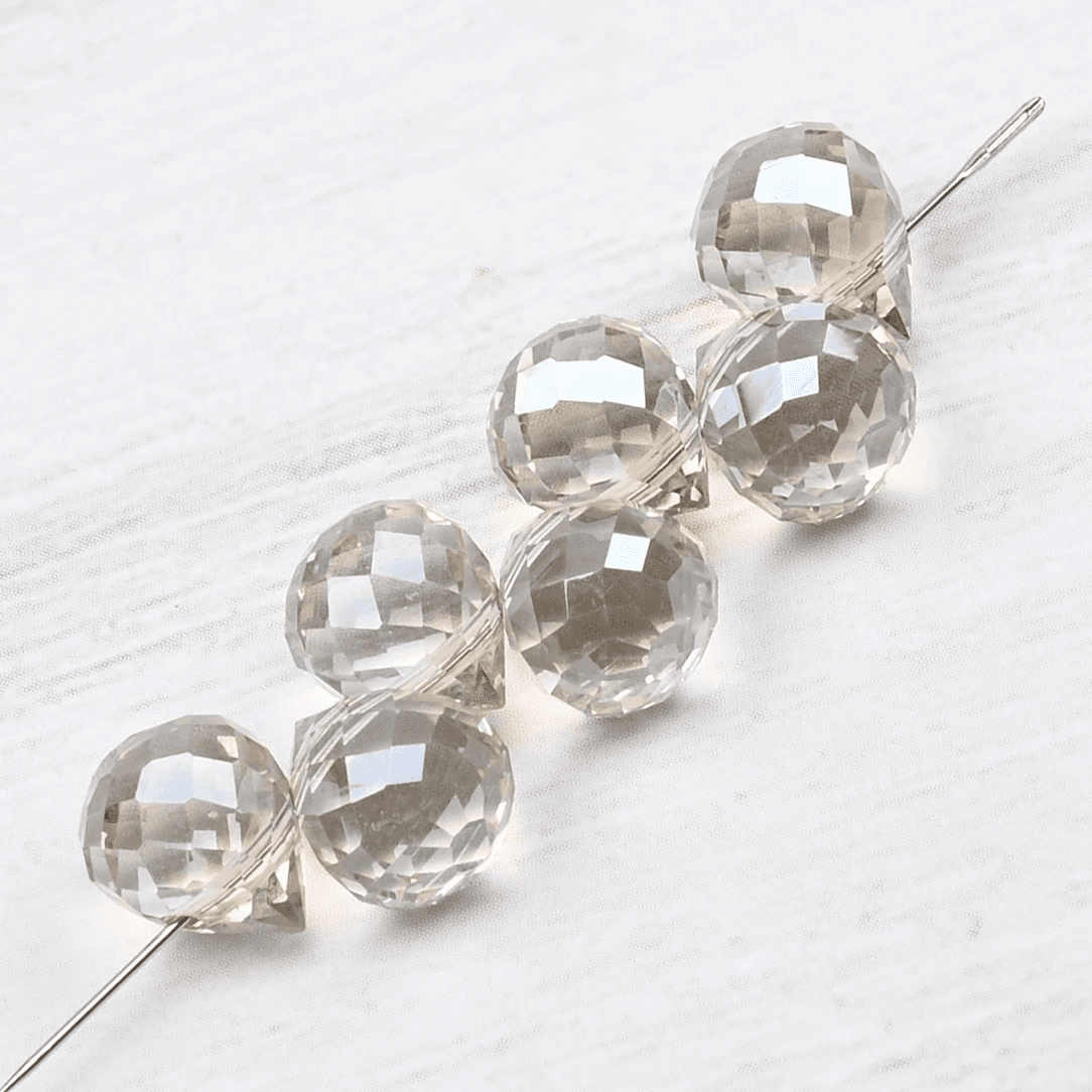 10*8Mm Czech Crystal Waterdrop Beads Shiny Faceted Glass Strawberry Beads for Je