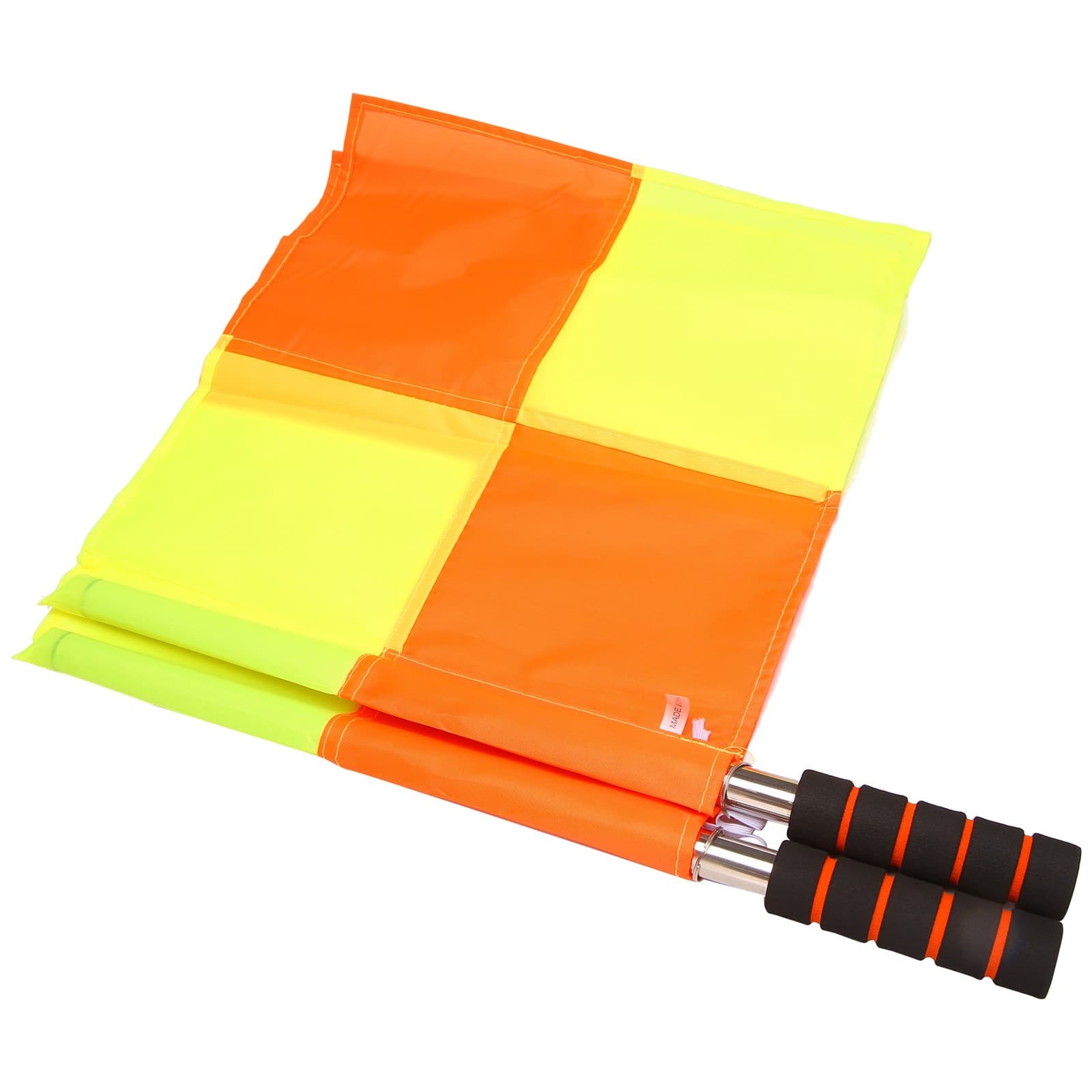 Soccer Referee Flags with Carrying Bag Football Judge Linesman Sideline6744 view 2