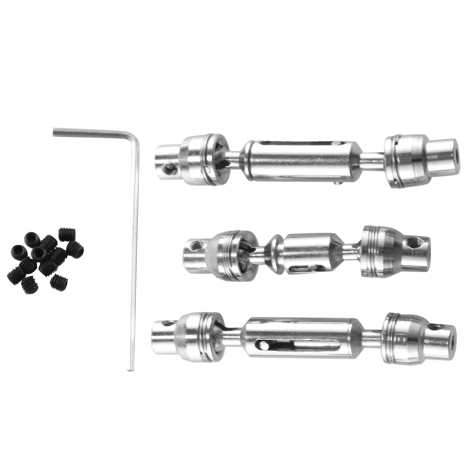 3Pcs Metal Drive Shaft CVD for  B16 B36  Q60 Q63 Q64 MN77 FY004 6WD8375
