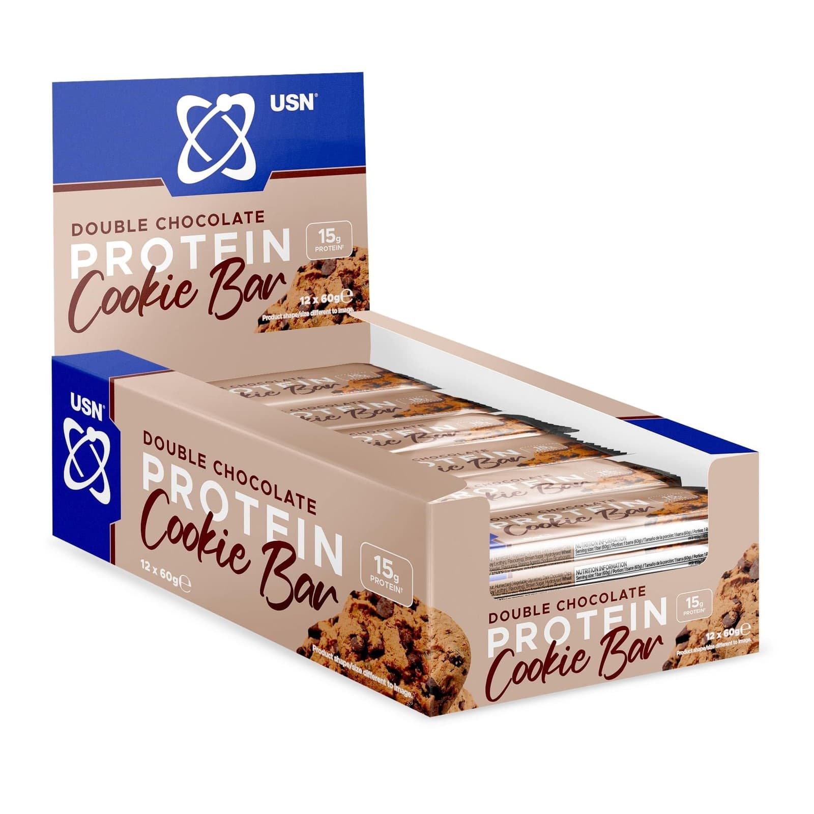 USN Trust Triple Chocolate Protein Cookie Bars OntheGo and PostWorkout Snacks