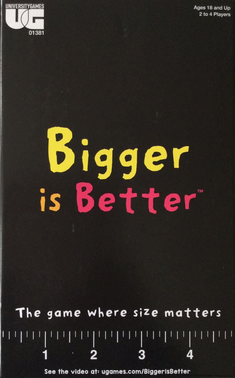 Bigger Is Better Adult Trivia Board Game - NEW and SEALED