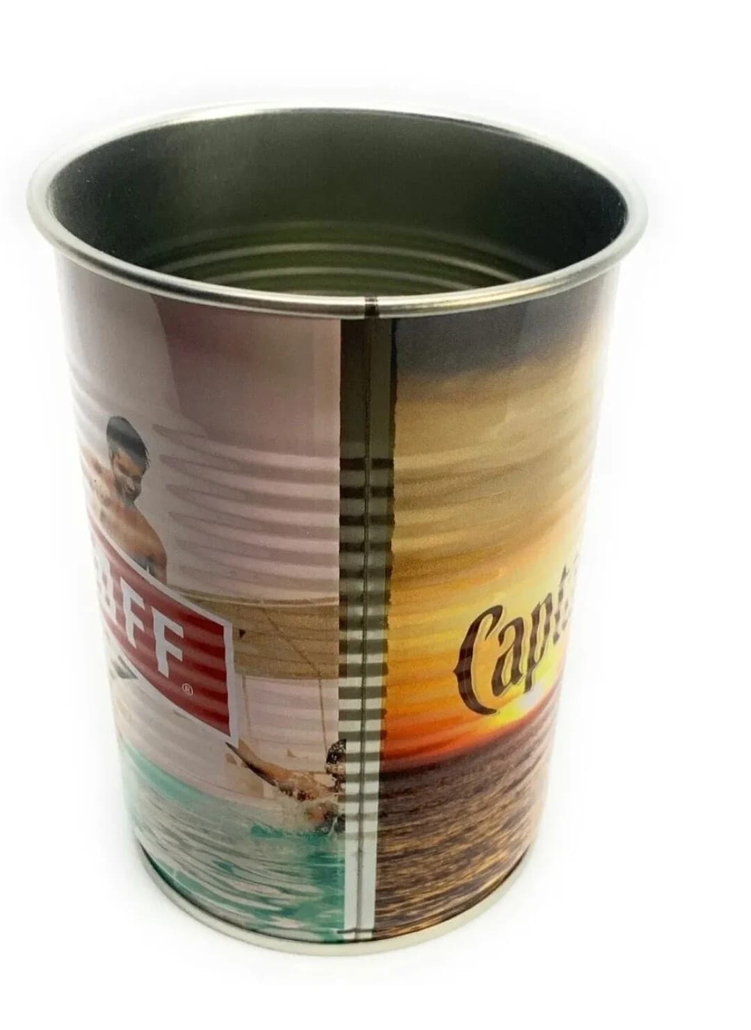 1 Smirnoff Vodka and Captain Morgan's Twister Tin Cup