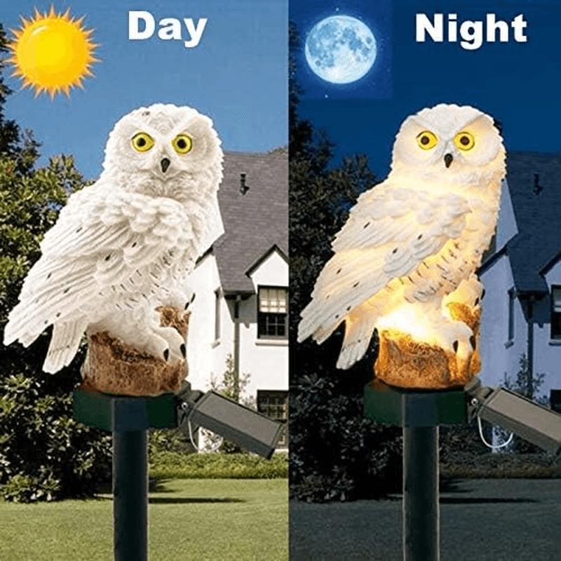 Owl Solar LED Garden Light Outdoor Waterproof Lawn Ornament| Decorative Owl Stat view 2