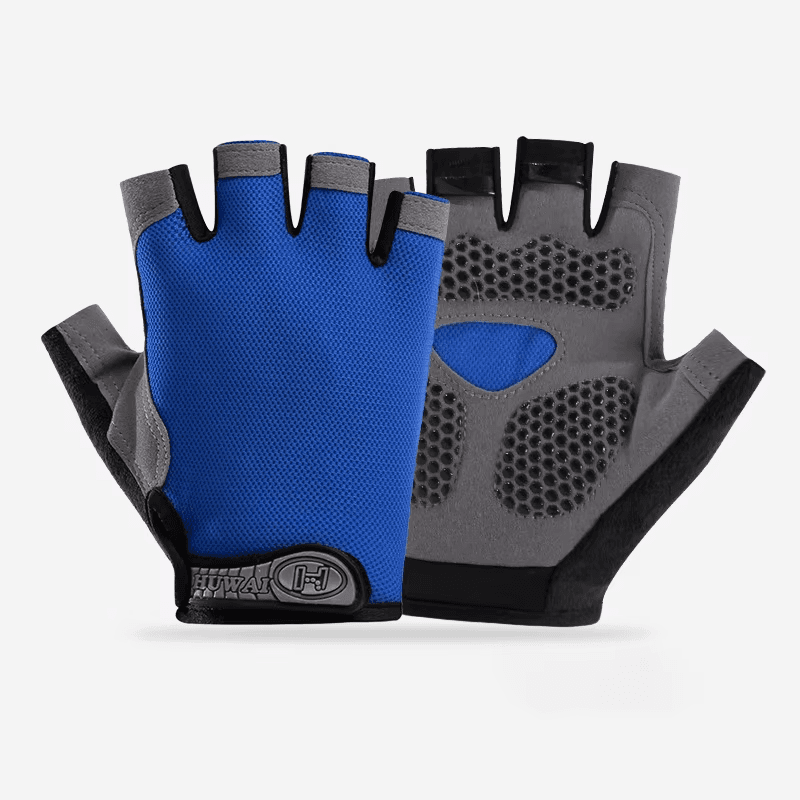 Men Cycling Bicycle Gloves Half Finger Gym Gloves Women Mitten Breathable Anti-S