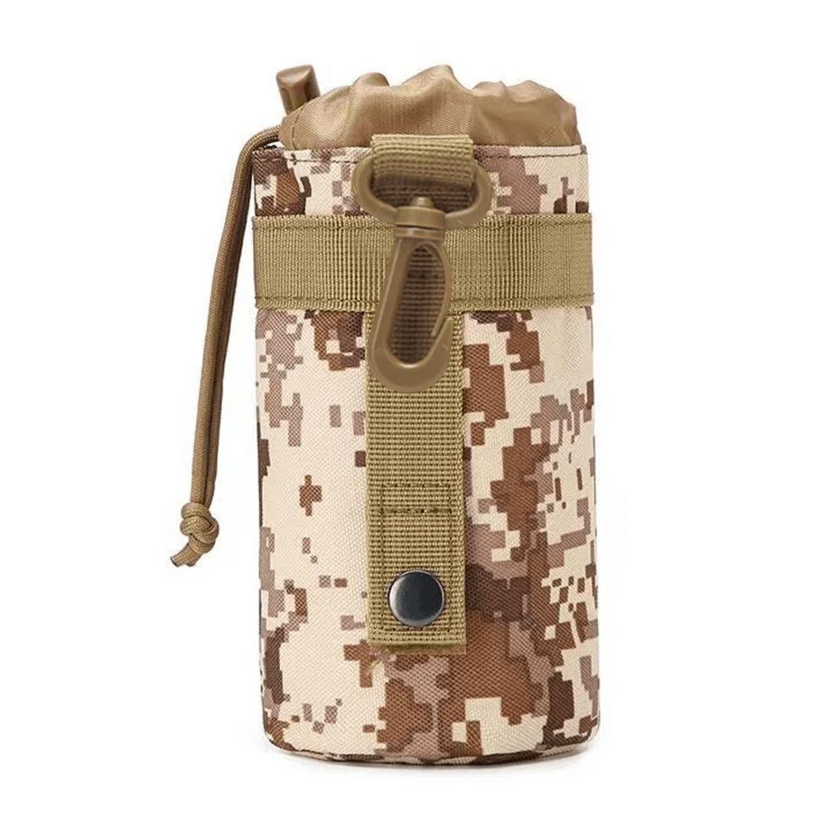 Outdoor Molle Water Bottle Bag Rack Camping Hiking Bicycle Bottle Bag Pulling Ro