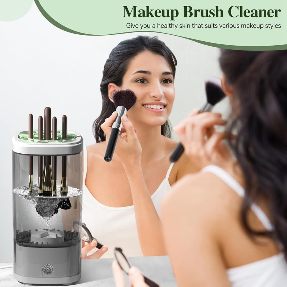 Electric Makeup Brush Cleaner Machine Automatic Makeup Brush Washer &6346 view 2