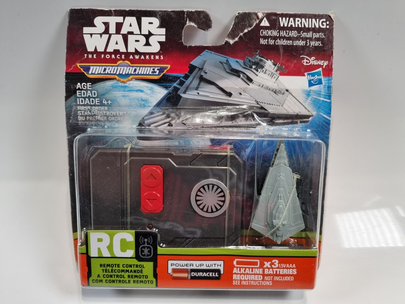 Star Wars The Force Awakens Micro Machines First Order Star Destroyer RC Toy