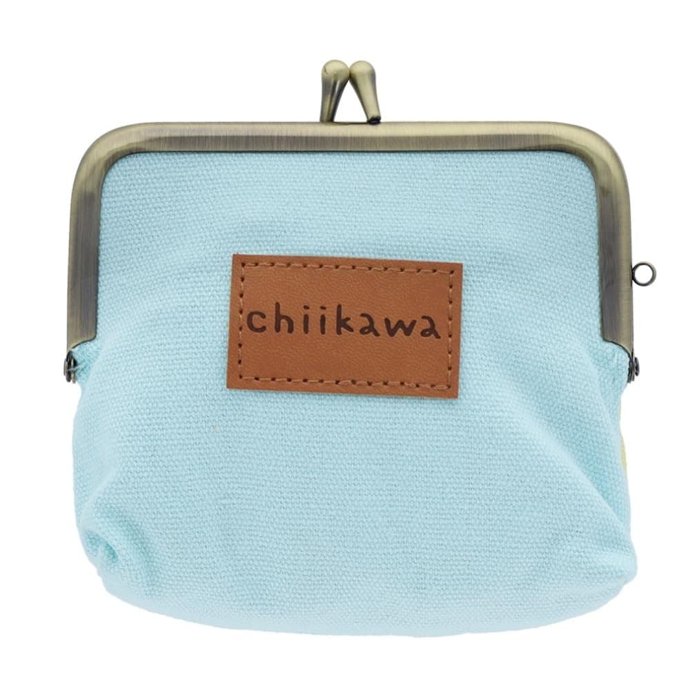 Sunstar Stationery Chiikawa Mini Pouch With Embroidered Clasp| Momonga and Use view 2