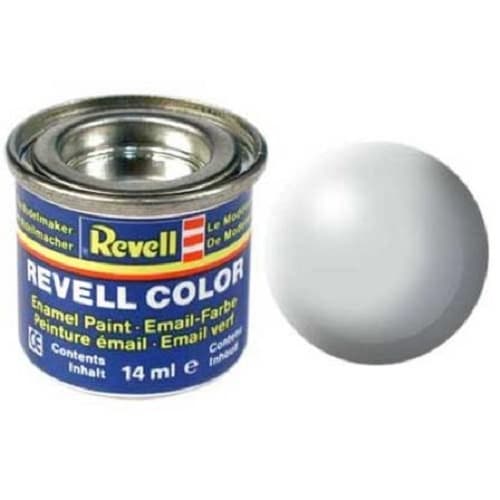 Revell SM371 (32371) - Light Grey Enamel Satin Paint - 14ml Tin - RM48 Post