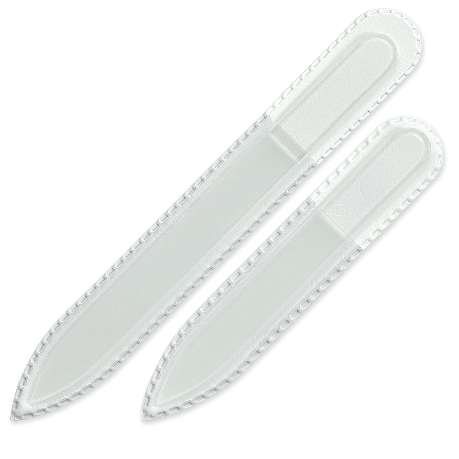 Mont Bleu Set of 2 Crystal Nail Files - Czech Glass Nail Files for Natural Nails