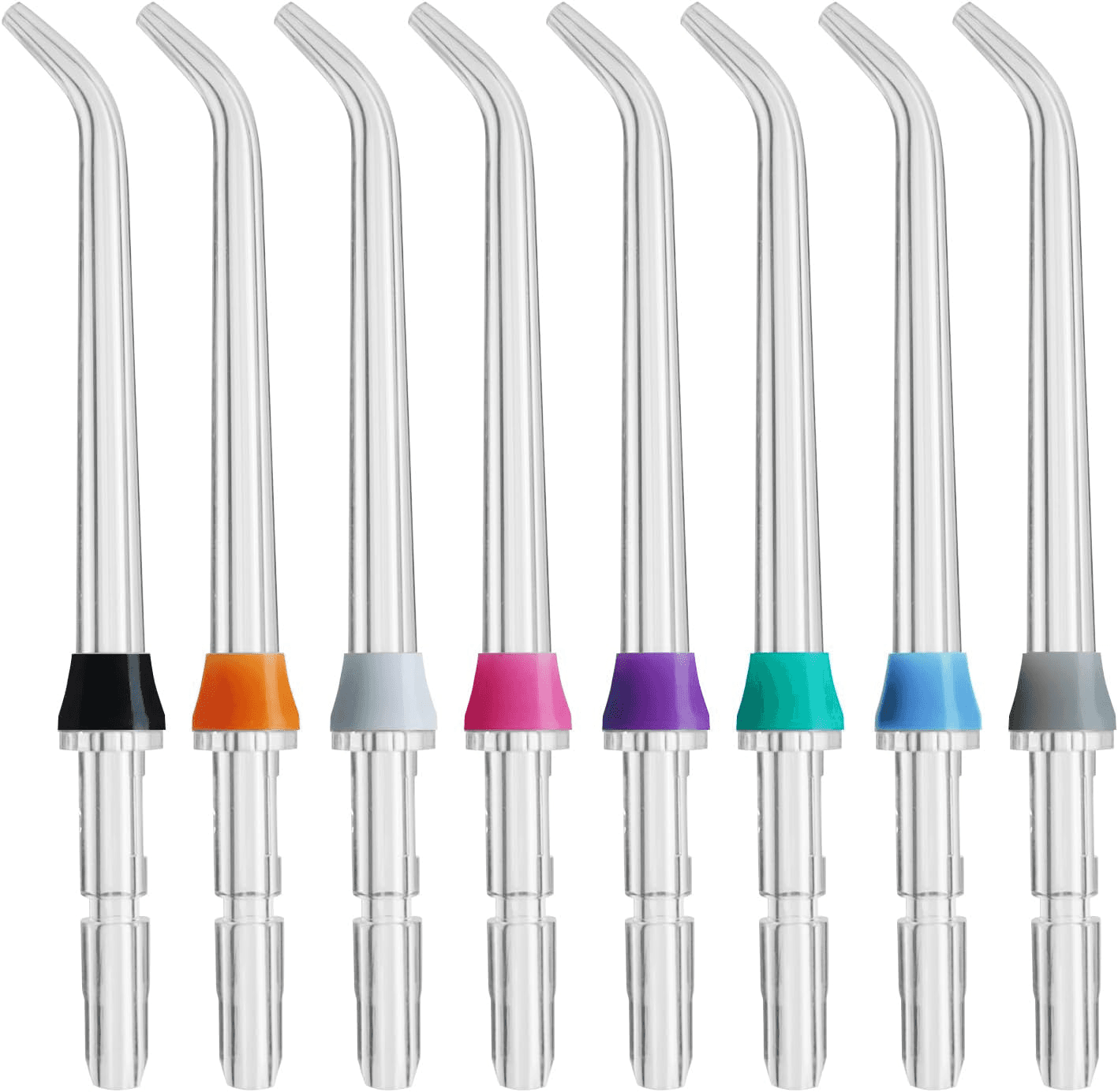 Oral Irrigator Replacement Tips| 8 Pieces| Classic Jet Tips| Compatible with Wat